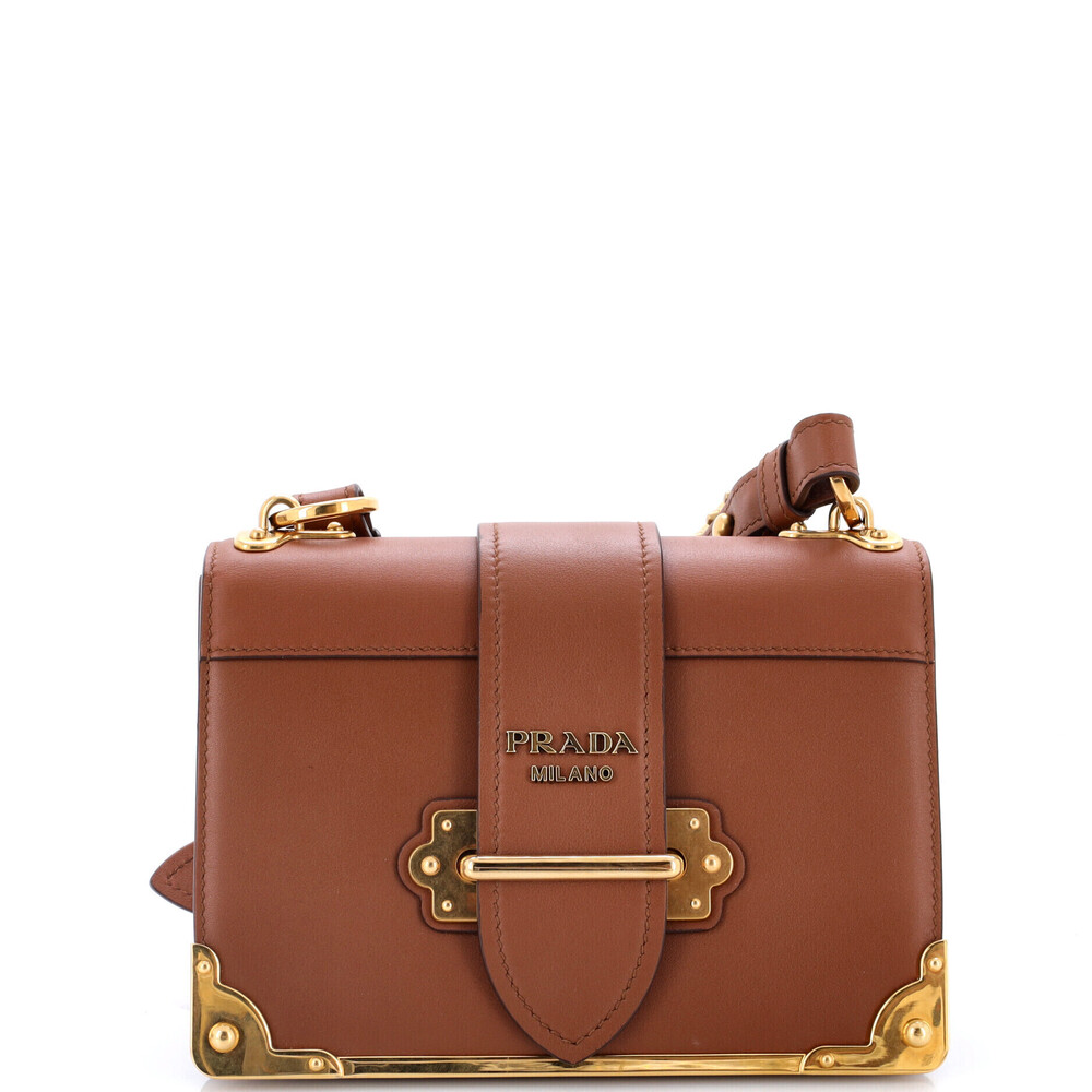 Prada Small Cahier Crossbody Bag Leather